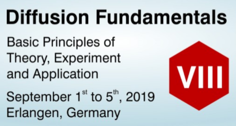 Towards entry "Diffusion Fundamentals VIII – Erlangen, September 1-5"