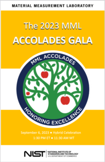 Towards entry "2023 Distinguished Associate Accolade of the National Institute of Standards (NIST), Materials Measurement Laboratory, Department of Commerce, USA"
