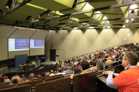 Impressions from the lecture room (Photo by F. Ding)