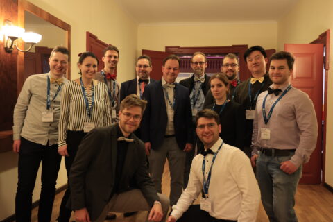The team of the Institute of Separation Science and Technology at the conference dinner (Photo by F. Ding)