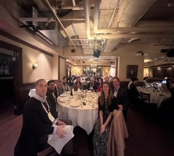 Impression from the awards dinner