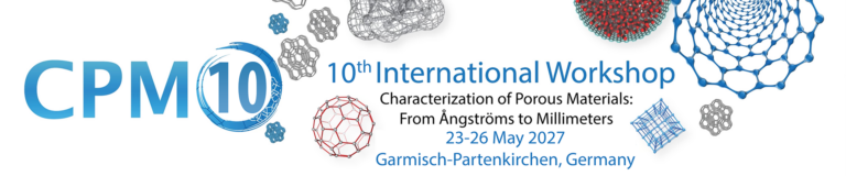 Announcing CPM 10: International Workshop on Characterization of Porous Materials Coming to Germany in 2027